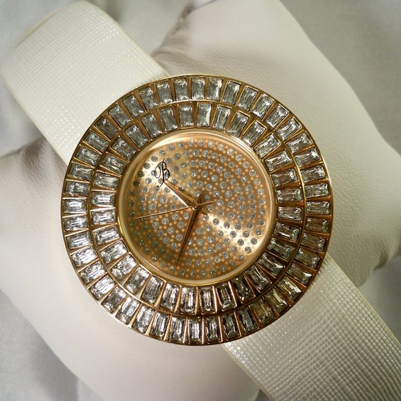 NEW Badavici Rose Gold* Crystals Watch